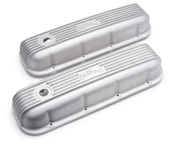 Edelbrock Valve Cover Classic Series Chevrolet 1965 and Later 396-502 V8 Satin – 41859