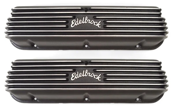 Edelbrock Valve Cover Classic Series Ford 1962-95 221 351W V8 Black – 41603