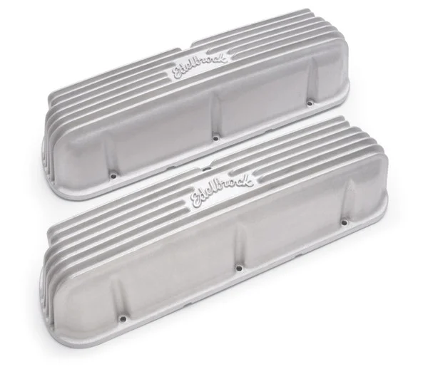 Edelbrock Valve Cover Classic Series Ford 1962-95 221 351W V8 Satin – 41609