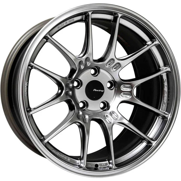 Enkei GTC02 18×10.5 5×112 45mm Offset 66.5mm Bore Hyper Silver Wheel – 534-8105-4445HS