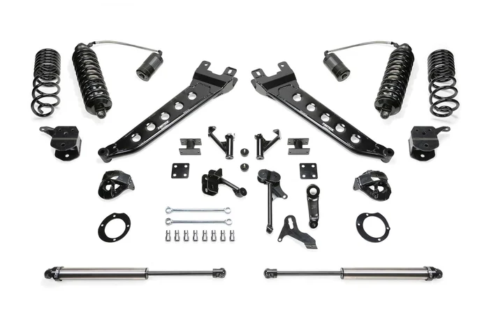 Fabtech 7″ RADIUS ARM KIT W/4.0 C/O RESI DLSS & RR 2.25 DLSS 2014-18 RAM 2500 4WD