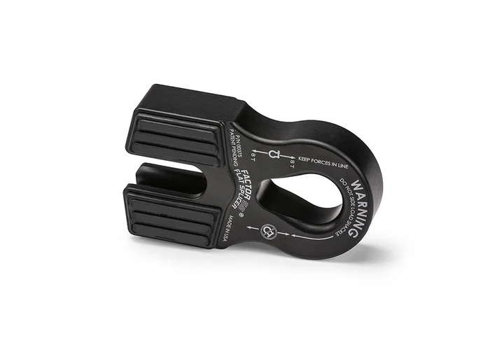 Factor 55 Flat Splicer Winch Line Shackle Mount Thimble, Black – 00375-04