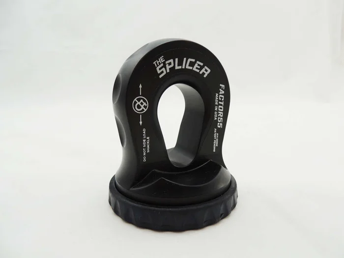 Factor 55 The Splicer Synthetic Rope Shackle Mounting Thimble, Black – 00352-04