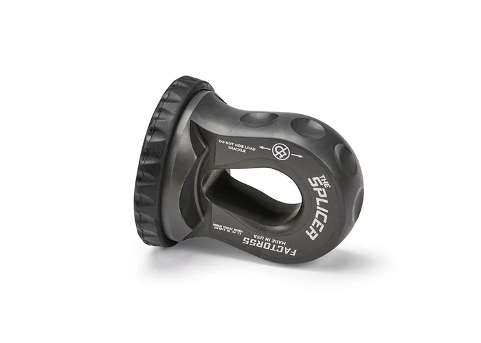 Factor 55 The Splicer Synthetic Rope Shackle Mounting Thimble, Gray – 00352-06