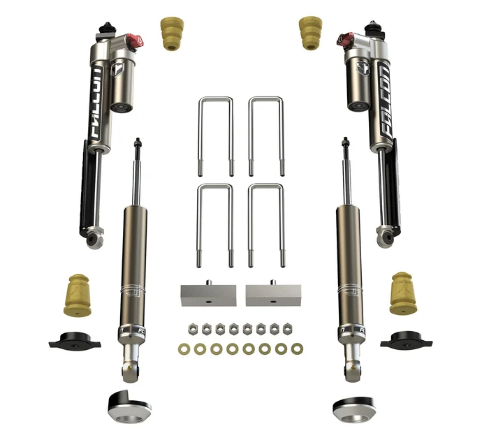 Falcon Shocks 2005+ Toyota Tacoma Falcon 2.25 inch Sport Tow/Haul Shock and Spacer Lift System – 08-04-32-400-100