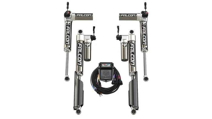 Falcon Shocks Jeep Gladiator Falcon SP2 3.5 aDAPT e-Adjust Piggyback Shock Kit 0-1.5 inch Lift – 14-04-35-400-000