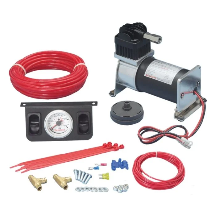 Firestone Air-Rite Air Command II Heavy Duty Air Compressor System w/Dual Analog Gauge (WR17602219) – 2219