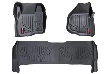 Floor Mats FR & RR Depressed Pedal Ford F-550 Super Duty/Super Duty (11-16)
