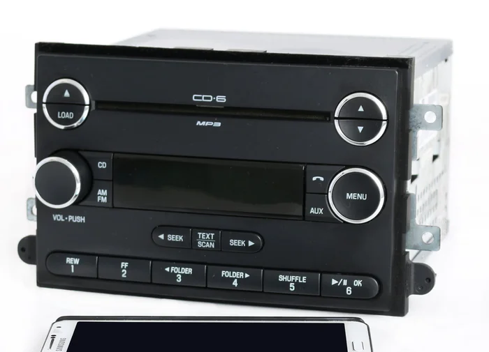 Ford Explorer 2010 AM FM Radio 6 Disc Player with Bluetooth Music AA2T-18C815-AB