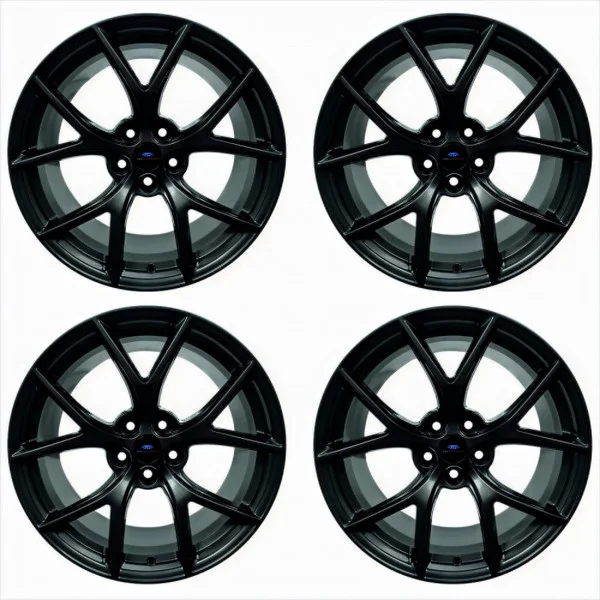 Ford Racing 15-20 Mustang19x9.5in & 19x10in Wheel Kit w/TPMS – Matte Black – M-1007K-DC19MB
