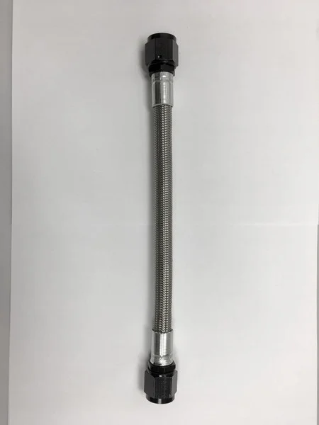 Fragola -10AN PTFE Hose Assembly Straight x Straight 16in – 6010-1-1-16BL