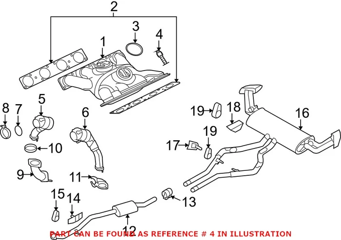 Genuine BMW 11627589103 – Exhaust Manifold Bolt