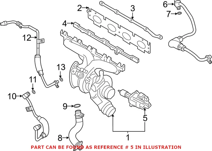 Genuine BMW 11658691853 – Turbocharger Wastegate Actuator