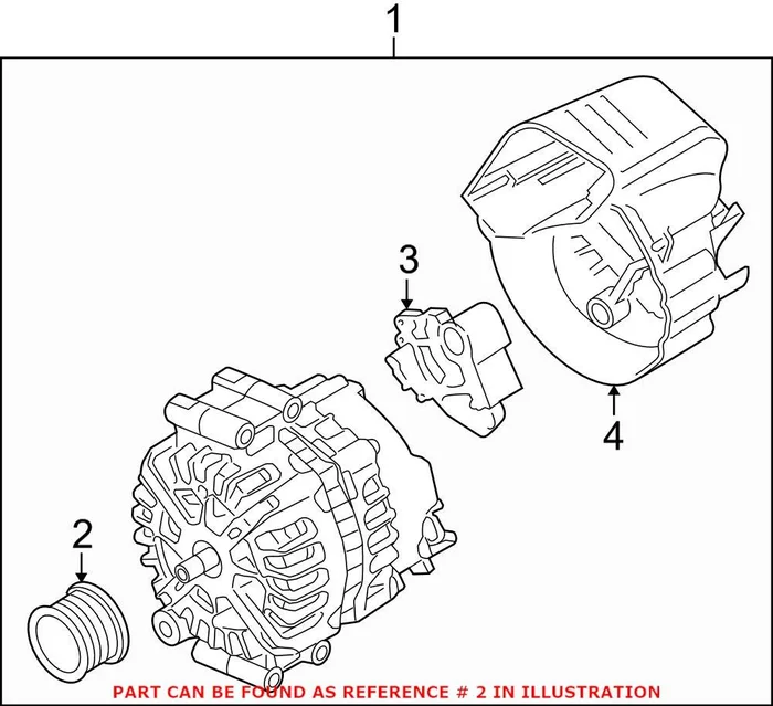 Genuine BMW 12317575346 – Alternator Pulley