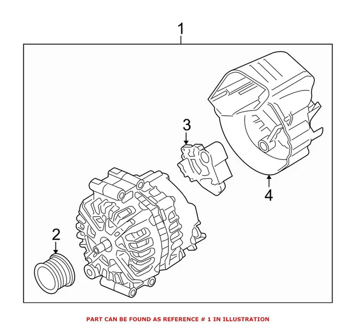 Genuine BMW 12317603783 – Alternator