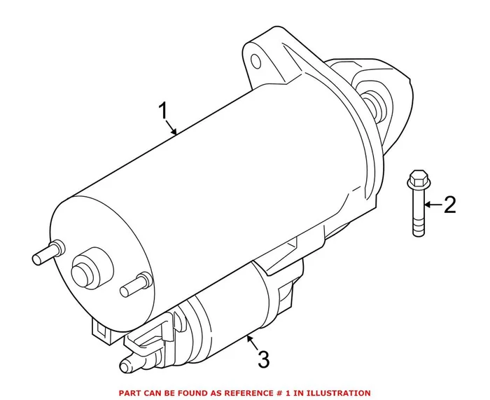 Genuine BMW 12417579156 – Starter