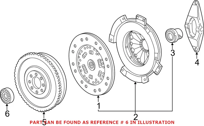 Genuine BMW 21207536792 – Clutch Pilot Bearing