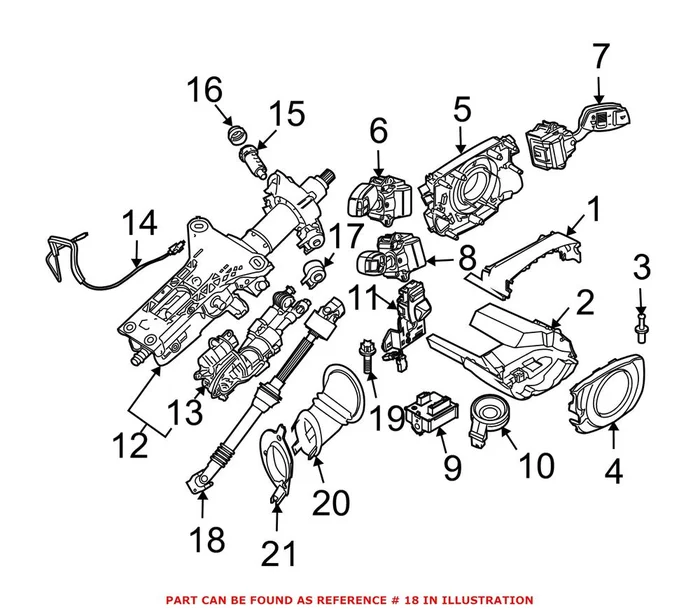 Genuine BMW 32306780893 – Steering Shaft