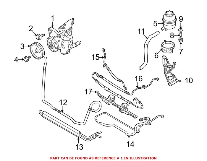 Genuine BMW 32412283002 – Power Steering Pump