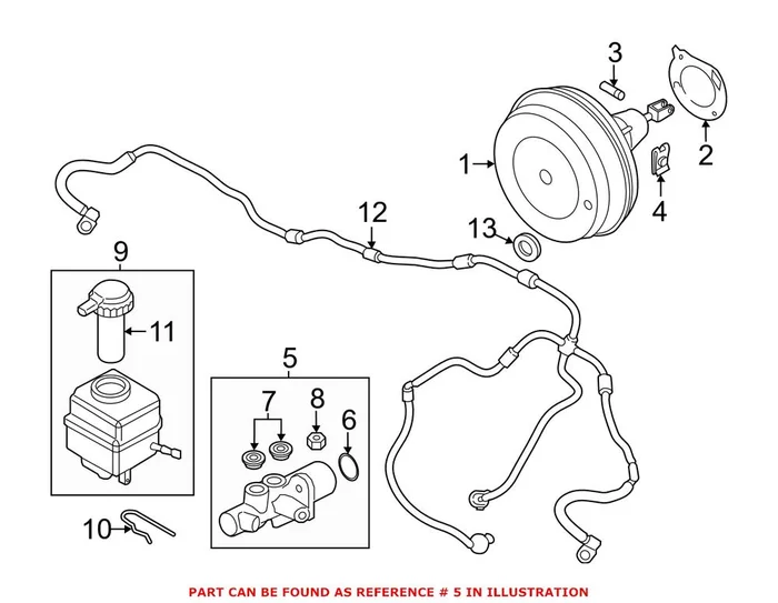 Genuine BMW 34336799903 – Brake Master Cylinder