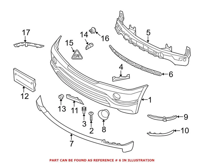 Genuine BMW 51118269744 – Grille