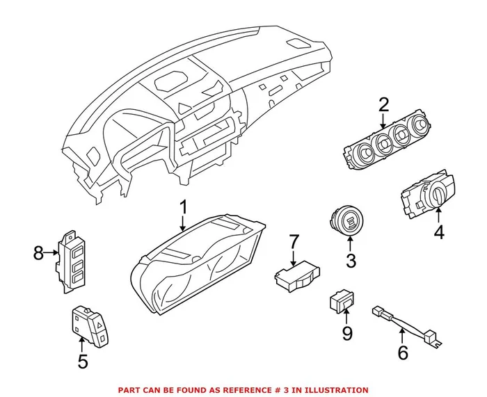 Genuine BMW 61319154945 – Ignition Switch