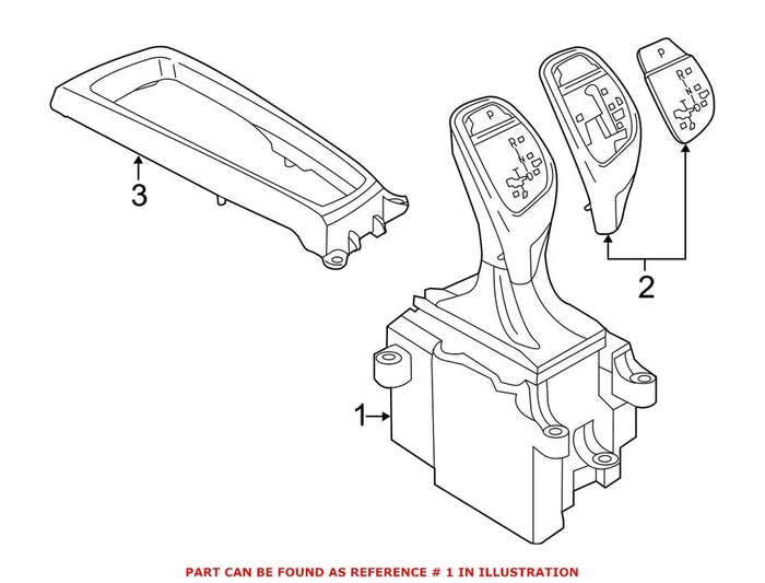 Genuine BMW 61319296906 – Automatic Transmission Shift Lever