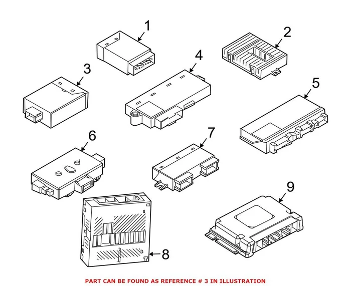 Genuine BMW 61356934837 – High Intensity Discharge (HID) Headlight Control Module