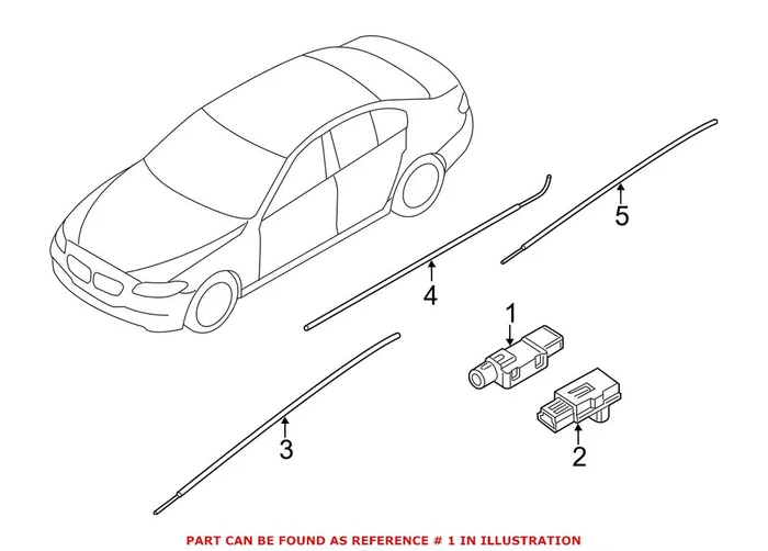 Genuine BMW 63319163756 – Courtesy Light