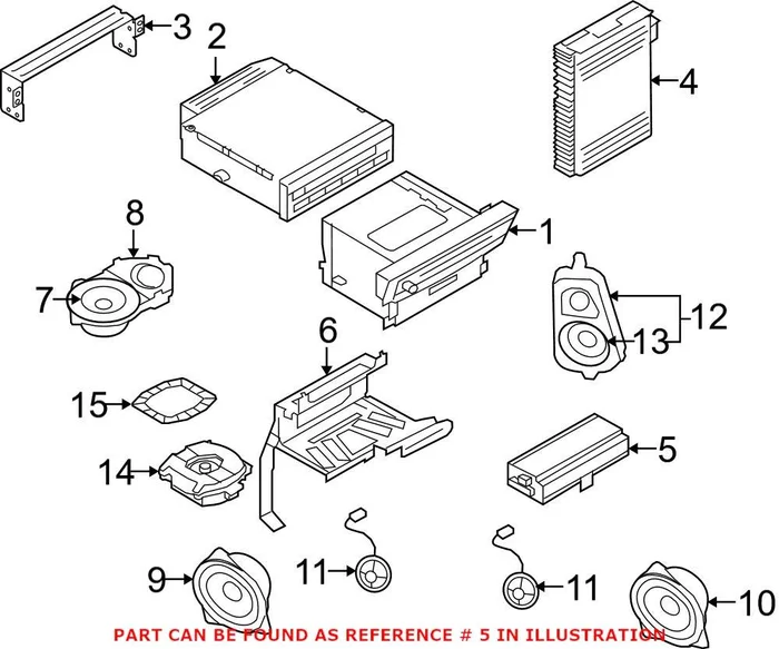 Genuine BMW 65129204842 – Radio Amplifier
