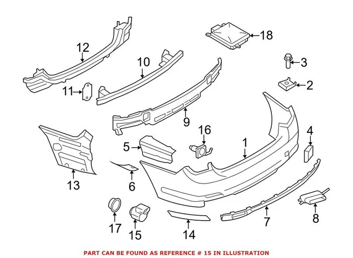 Genuine BMW 66209233029 – Parking Aid Sensor