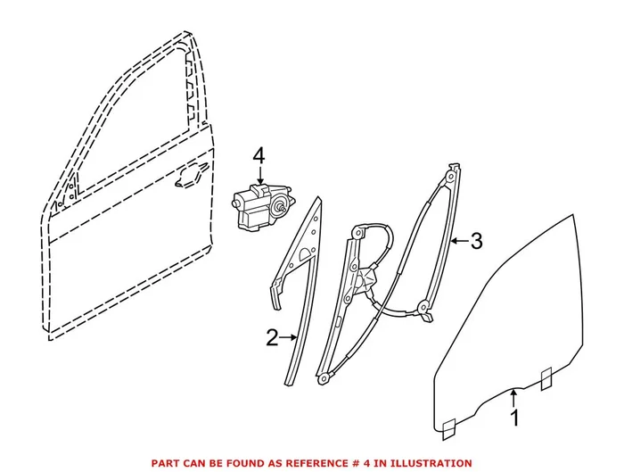 Genuine BMW 67627207008 – Window Motor