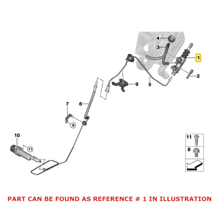 Genuine Mini 21526865168 – Clutch Master Cylinder