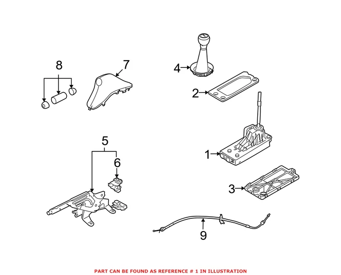 Genuine Mini 25112753810 – Automatic Transmission Shift Lever
