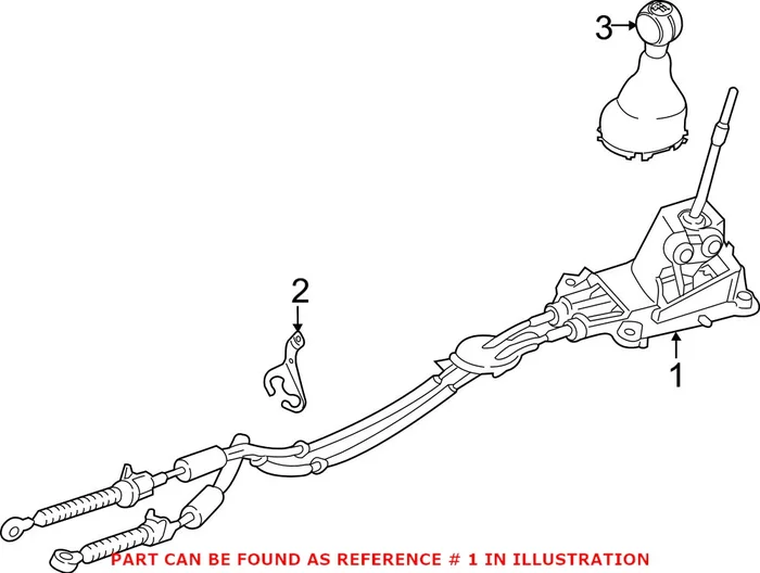 Genuine Mini 25118630215 – Manual Transmission Shift Lever