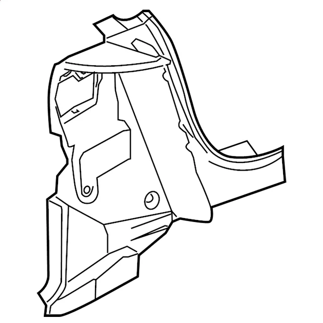 Genuine VW/Audi 1K5813319A – Tail Light Pocket Bracket