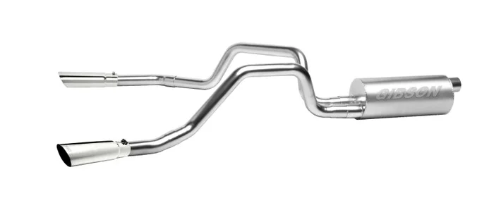 Gibson 14-18 Chevrolet Silverado 1500 LTZ 6.2L 3.5in/2.25in Cat-Back Dual Split Exhaust – Aluminized