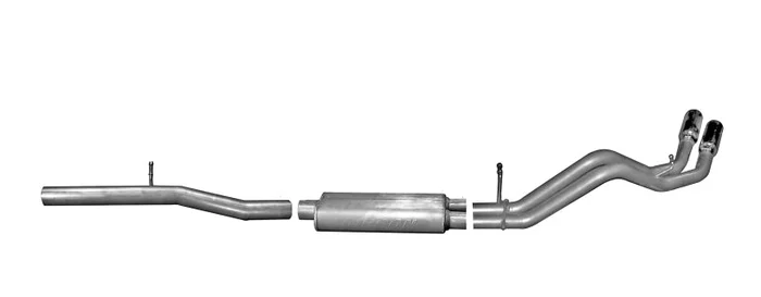 Gibson 15-18 Chevrolet Silverado 1500 LS 5.3L 3in/2.25in Cat-Back Dual Sport Exhaust – Aluminized
