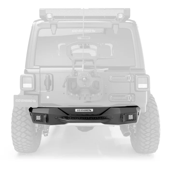 Go Rhino 371100T Rockline Rear Stubby Bumper