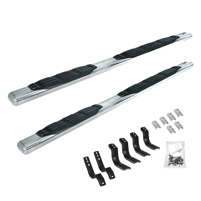 Go Rhino – 4″ 1000 Series SideSteps w/Mounts – Pol. Stainless – Ram 1500 Crew Cab – 104449987PS