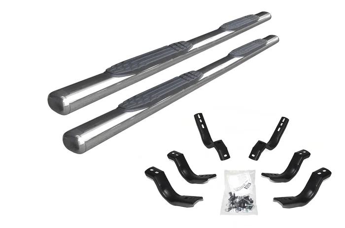 Go Rhino – 4″ 1000 Series SideSteps w/Mounts – Pol. Stainless – Tundra Crew Cab – 104443587PS