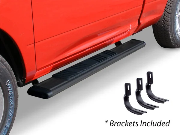 GoRhino 5 OE Xtreme Low Profile SideSteps Kit – 52 Long Black powder coat & Brackets – 685441552B