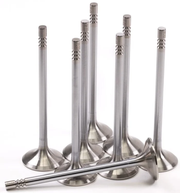 GSC P-D Ford Mustang 5.0L Coyote Gen 3 33mm Head Chrome Polished Exhaust Valve – Set of 8 – 2163-8