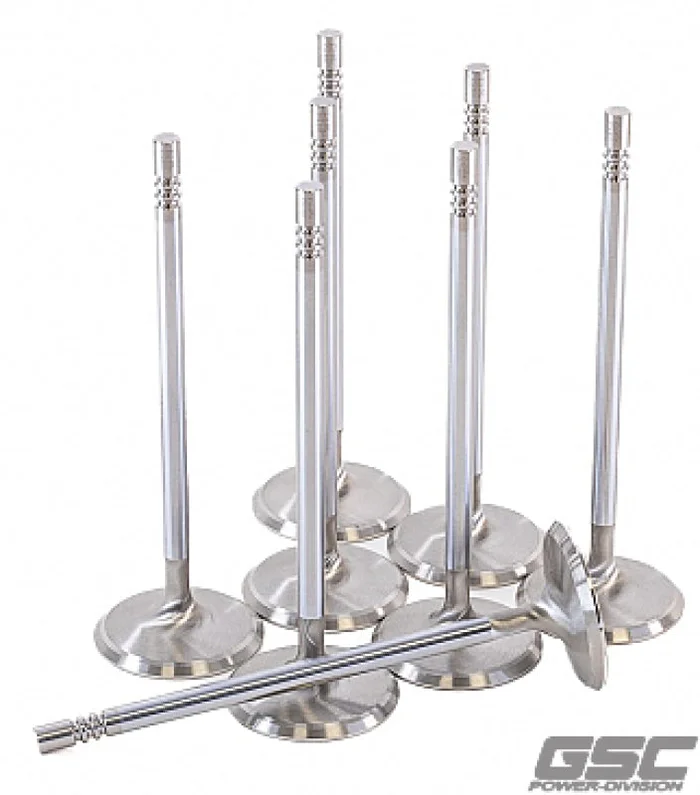 GSC P-D Ford Voodoo/Predator 32.5mm Head STD 109.8mm Long Chrm Super Alloy Exhaust Valve – Set of 8