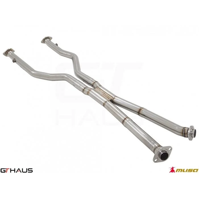 GTHaus Meisterschaft Cat-Back LSR pipe (Front + Mid Section) Stainless Steel Midpipe for Lexus GS-F 2015-2020 – LE0323001