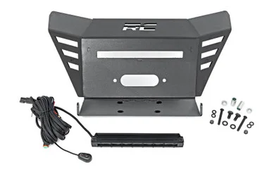 Honda Pioneer 520 10″ Black Slimline Winch Plate Only