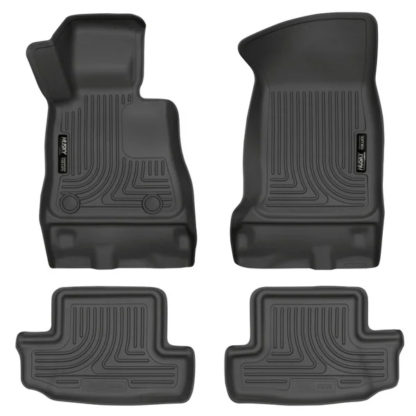 Husky Liners 16-17 Chevy Camaro WeatherBeater Front and Second Row Black Floor Liners – 99121