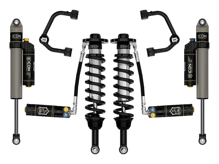 ICON 2021-2024 Ford F-150 Tremor, 2.5-3″ Lift, Stage 4 Suspension System, Tubular, CDXS