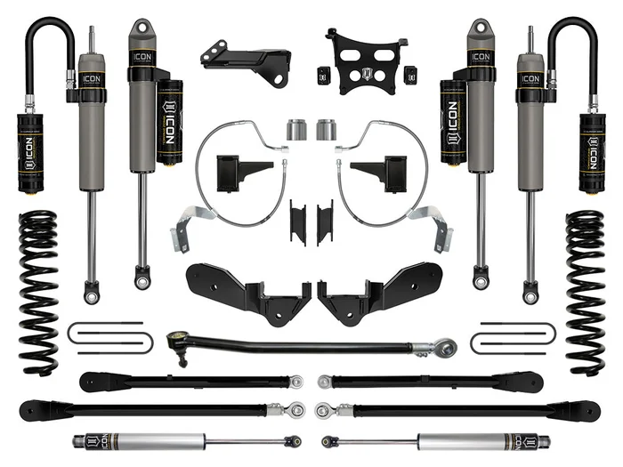 ICON 2023 Ford F-250/F-350 Super Duty 4WD Diesel, 4.5″ Lift, Stage 6 Suspension System