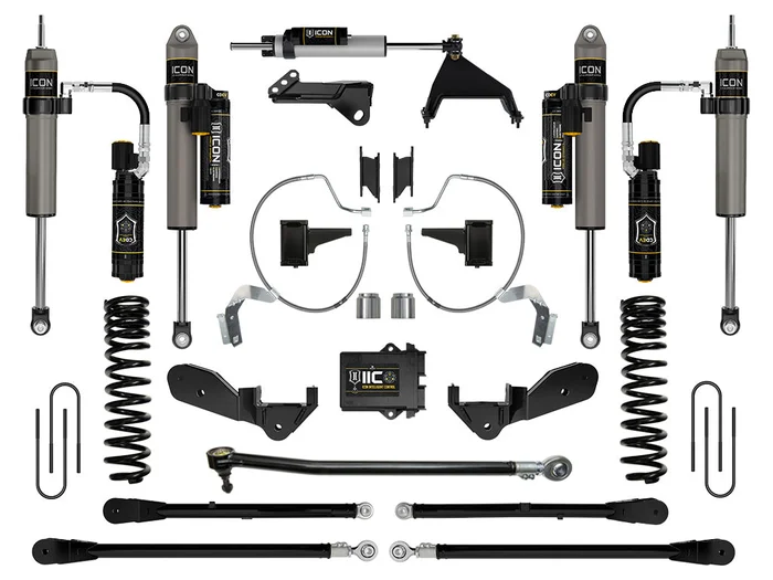 ICON 2023 Ford F-250/F-350 Super Duty 4WD Diesel, 4.5″ Lift, Stage 8 Suspension System